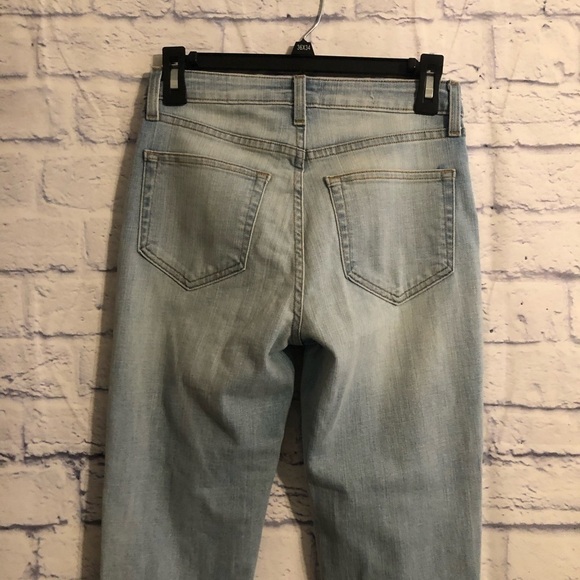 L'AGENCE High Line Skinny High Rise Fade Out Jeans Sz 24 - Picture 6 of 8